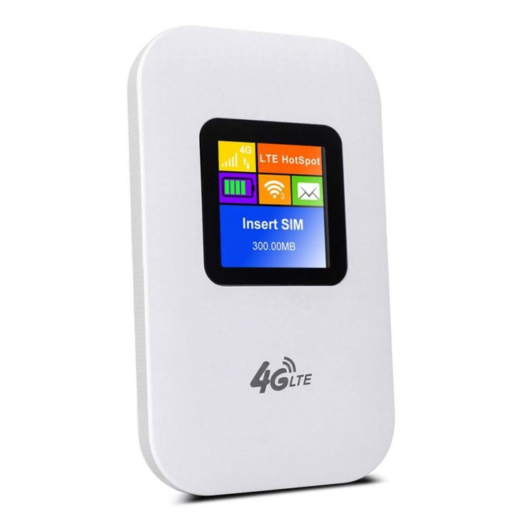 LCD স্ক্রীন সহ 4G LTE রাউটার